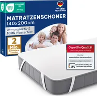 Blumtal matracový chránič 140x200 cm - nepremokavý matracový chránič z 80 % bavlny - inkontinenčná podložka prateľná do 95 °C - ochrana proti hmyzu
