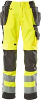 Mascot Hose mit Hängetaschen Safe Supreme 15531, Farbe:hi-vis gelb/dunkelanthrazit, Größe:C58-lang