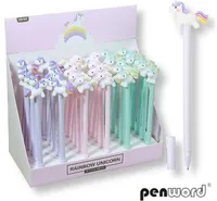 Regenbogen-Einhorn-Kugelschreiber (36 Stück)