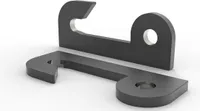 Joma-Tech Koppelhaken für Wacker Neuson WL54 WL55 WL70 51x51x323mm 2 Stück (1 Paar)