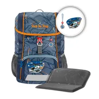 Step by Step batoh pro volný čas Ruksack KID Backpack-Set 13L Helicopter Sam blue