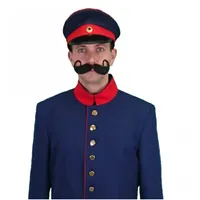 Uniformmütze Preußen dunkelblau für Herren Kostüm-Zubehör