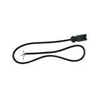 Wieland Kabel GST18 3-poliger Stecker mit 1m Kabel Schwarz