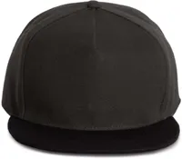 K-Up Herren Kappe Snapback Cap Sommer Cap Basecap Baseball Cap Mütze, Größe:U, Farbe:Dark Grey/Black