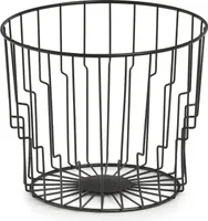 Zeller Obstschale, Metall, 24x19,5 cm, schwarz