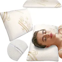 Orthopädisches Nackenstützkissen 70X36 Memory Visco Thermoplastic Foam Kopfkissen Nackenkissen Bambus