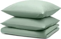 Blumtal pościel 240x220cm + 2x poszewka na poduszkę 40x80cm - pościel z mikrofibry 240x220cm - zestaw 3 pościeli zielonych
