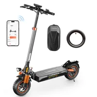 E Scooter mit Straßenzulassung 10 Zoll Offroad 80KM Reichweite, 4-Gang-Drehzahlregelung, 48V Faltbarer Elektroscooter 150kg Tragkraft