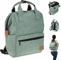 New Rebels Rucksack Heaven Handtasche Damen Bürorucksack Freizeitrucksack backpack 51.117567 HellGrün + Schlüsselmäppchen