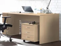 Schreibtisch Bürotisch Computertisch Arbeitstisch Tisch Büromöbel "Olli I" Buche