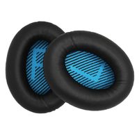 FYZ-63 Černo-modrý bílkovinný houbový kryt sluchátek, bavlněné návleky na uši pro Bose QC15, QC25, QC35, jeden pár