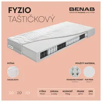 Benab Fyzio Taštičkový Matrac 160 x 200 cm
