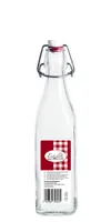 Kwadratowa butelka Swing top Szklana butelka Swing top 250 ml