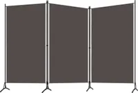 vidaXL 3-tlg. Raumteiler Anthrazit 260x180 cm