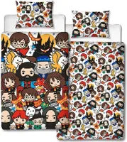Harry Potter - Bettwäsche-Set, Anhänger AG1242 (Einzelbett) (Bunt)