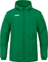 JAKO Coachjacke Team mit Kapuze 140 Sportgrün