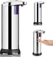 Automatischer Seifenspender Berührungsloser Seifenspender mit automatischem Sensor Edelstahl batterien NICHT enthalten