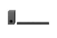 LG DS80QY Soundbar (480 W) s bezdrôtovým subwooferom a technológiou MERIDIAN (Dolby Atmos, HDMI, Bluetooth), tmavá oceľová strieborná [modelový rok 2022]