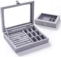 Szkatułka na biżuterię kuferek organizer pudełko PD132SZ