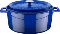 Topf aus Gusseisen, blau, Inhalt 9,8 l, Ø 32 cm LAVA Metall
