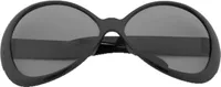 Sonnenbrille groß modisches Accessoires für Karneval, Mottoparty, schwarz
