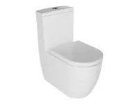 Stand-WC mit Spülkasten komplett Set neu inkl. Softclose Absenkautomatik 63cmToilette weiß
