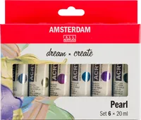Amsterdam General Selection Sada akrylových barev Pearlescent 6 x 20 ml
