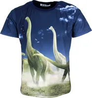 Babes & Binkies Shirt Dinosaurier Brachiosaurus blau - Farbe: Blau - T-shirt - Kinder - Größe: 86/92