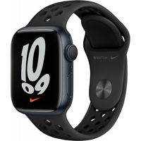 Apple Watch Nike Series 7 41 mm OLED Schwarz GPS