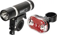 EMOS LED přední + zadní svítilna na kolo na 5x AAA, 150 lm, P3920