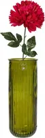 Glasblumenvase 28x11cm Grün dekorativ
