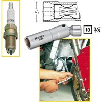 Klucz do świec zapłonowych 4766 - wydrążony kwadrat 10 mm (3/8 cala) - sześciokąt zewnętrzny Pr 4766