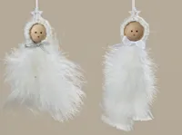 Engel Hänger Baumdeko Fensterdeko Weihnachten Geschenkhänger  2er Set
