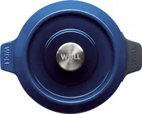 Woll Iron Kochtopf Gusseisen 24 cm blau