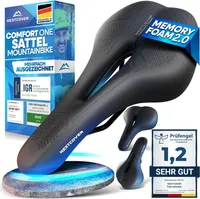 NEXTCOVER® Fahrradsattel - Das Original - mit Memory-Foam 2.0 I maximaler Fahrkomfort I ergonomischer Fahrrad Sattel für Damen & Herren