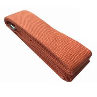 Praktisches Yogagurt Yoga-Zubehör für Dehnen und Fitness, Yoga Band mit Schiebeschnalle,(Orange)