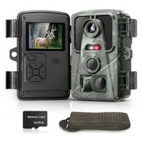 Fine Life Pro 16MP 1080P IP66 infračervená kamera pre divokú zver, vodotesná, s 32G TF kartou, s nočným videním s detektorom pohybu, 0,1s Trig Hunting Camera