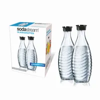 SodaStream Glaskaraffen 0,6 Liter im  2er-Pack, 764997