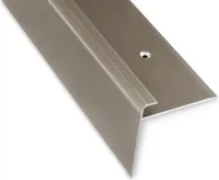Stufenkantenprofil Safety Form: F Bronze Dunkel L 134 cm