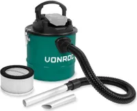 Vonroc Aschesauger 20V - 12L Tank | Exkl. Akku und Schnellladegerät
