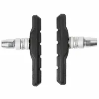 Bremsschuh Promax, V-Brake schraub, asymm, schwarz, 70 mm, 1 Paar, für Alufelge, Messingschlager, 361768