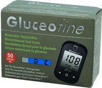 Gluceofine Testovací proužky na glykémii 50 ks