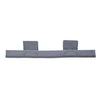 větrná tyč s úložnými prostory 580 cm polyester šedá