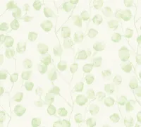 A.S. Création Blumentapete Blooming florale Tapete Vliestapete grün weiß 10,05 m x 0,53 m