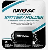 Rayovac H951 Aufbewahrungsbox für 3 Hörgerätebatterien mit Schlüsselanhängerkettchen