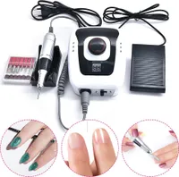 Elektrisch Nagelfräser Set 32W 35000U/min Fußpflegegerät für Hornhautentferner Privat und Studio