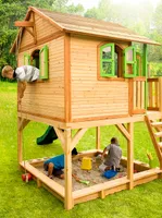 Kinderspielhaus Spielhaus Gartenhaus Spielhütte Kinder - (3376)