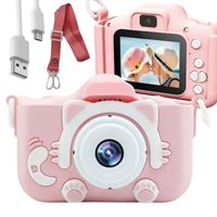 Digitálny fotoaparát pre deti ružový