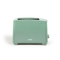 LIVOO Toaster 2-Schlitze Toastautomat 750 W LED Krümelschublade DOD162VS grün