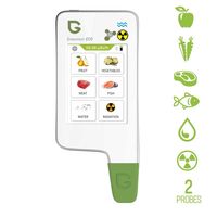 Greentest ECO 6 - innovatives Messgerät zur Messung von Nitraten im Obst, Gemüse, Fleisch und Fisch sowie zur Messung von Wasserhärte und radioaktiver Strahlung.